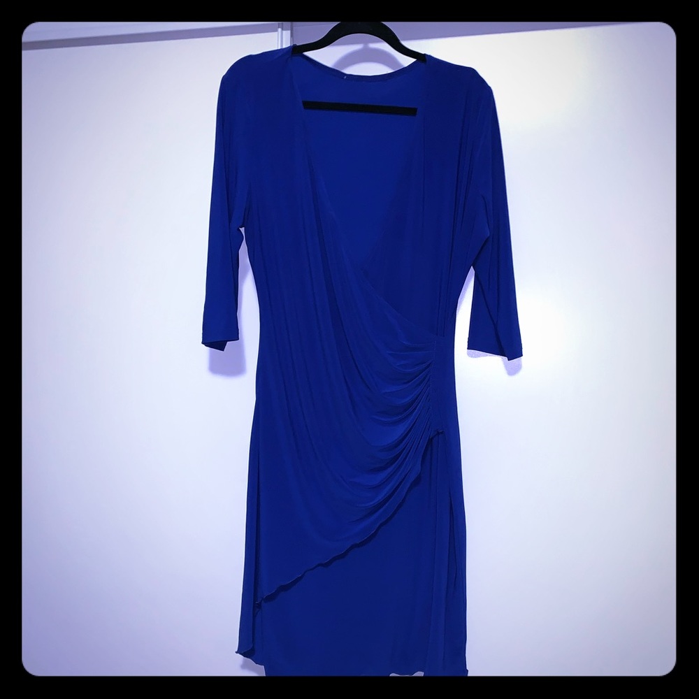 Faux wrap dress